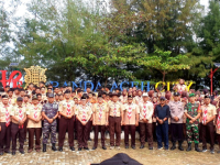 SMP Negeri 17 mengikuti bakti sosial bersama Pramuka Kwarcab Banda Aceh