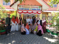 TIM CSVP dari Colorado bersama TIM dari USK melakukan kunjungan dan bersilaturahmi ke SMPN 17 Banda Aceh