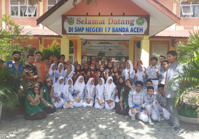 Kunjungan tim adiwiyata dari SMPN 4 Banda Aceh